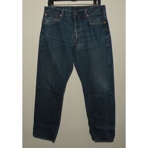 Levi’s 501 Button Fly Shrink to Fit Denim Jeans 34 x 32 (36 x 36) Blue Egypt #2